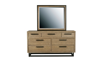Picture of Drew & Jonathan Catalina Light Oak Mirror