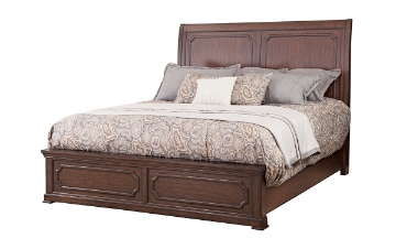 Picture of Kestrel Hills Tobacco King Sleigh Bed