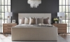 Picture of Westmont Frost Leather King Panel Bed