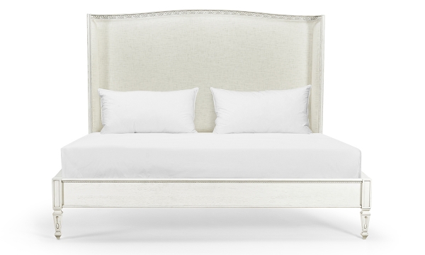 Picture of Antisolar White Upholstered Shelter King Bed