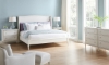 Picture of Antisolar White Upholstered Shelter King Bed