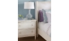 Picture of Antisolar White Upholstered Shelter King Bed