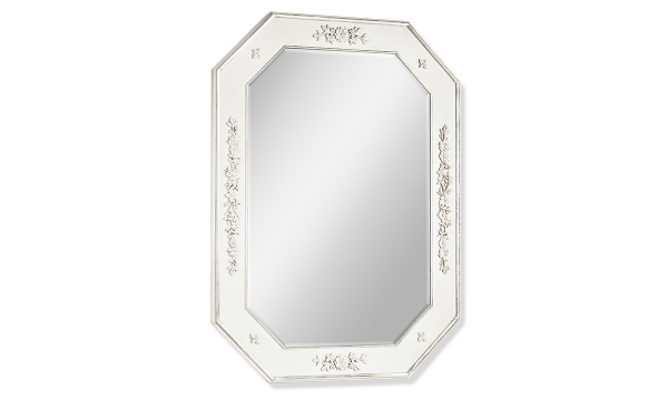 Picture of White Parhelion Carved Mirror