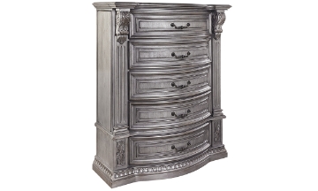Picture of Carnegie Manor Platinum 5-Drawer Chest