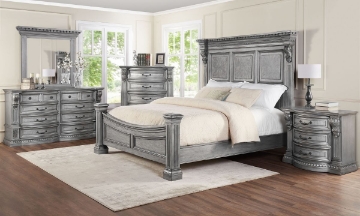 Picture of King Mansion Panel Bed
