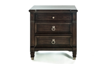 Picture of Kensington Walnut 3-Drawer Nightstand