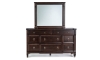 Picture of Kensington Walnut Upholstered King Panel Bedroom Set