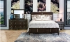 Picture of Kensington Walnut Upholstered Queen Panel Bedroom Set
