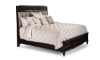 Picture of Kensington Walnut Upholstered King Panel Bed