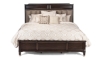 Picture of Kensington Walnut Upholstered Queen Panel Bed