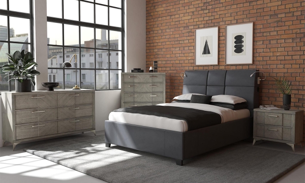 Picture of King Upholstered Smart Bed