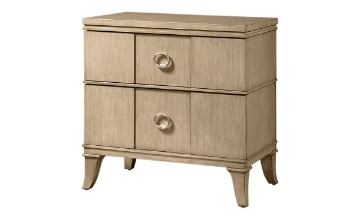 Picture of Verona Taupe 2-Drawer Nightstand
