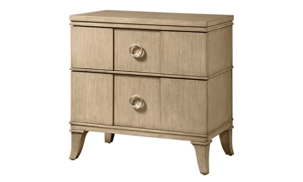 Picture of Verona Taupe 2-Drawer Nightstand
