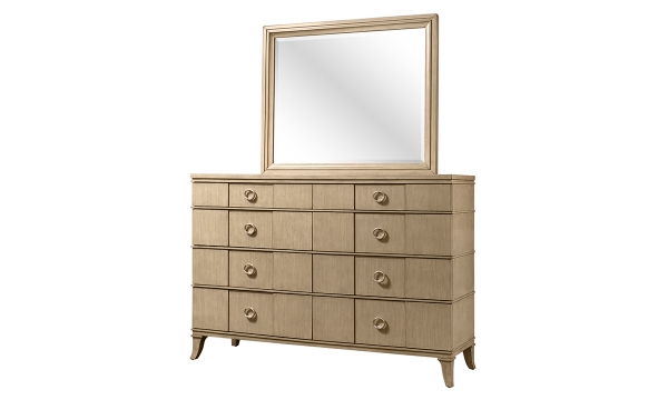 Picture of Verona Taupe 8-Drawer Dresser