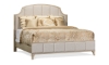 Picture of Verona Taupe Upholstered Queen Panel Bed