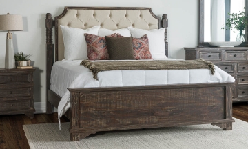 Picture of King Tufted Panel Bed