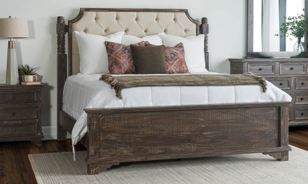 Picture of King Tufted Panel Bed