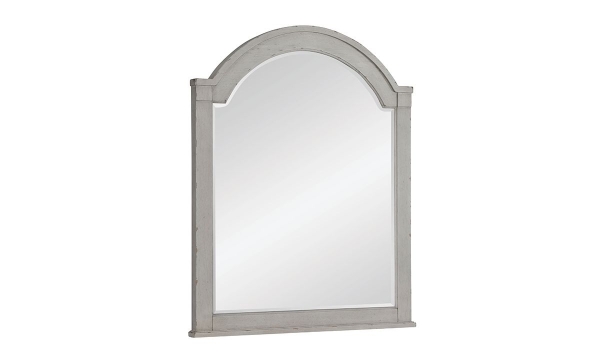 Picture of Belhaven Weathered White Arched Mirror