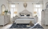 Picture of Belhaven Weathered White Arched Mirror