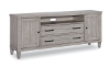 Picture of Belhaven Weathered White Entertainment Console