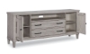 Picture of Belhaven Weathered White Entertainment Console