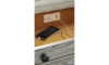 Picture of Belhaven Weathered White 3-Drawer Nightstand