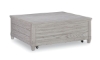 Picture of Belhaven Weathered White Lift Top Cocktail Table