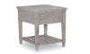 Picture of Belhaven Weathered White 1-Drawer End Table