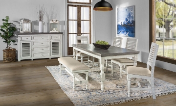 Picture of Sage White 5-Piece Dining Set