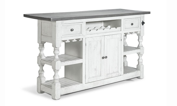 Picture of Sage White Bar Cabinet