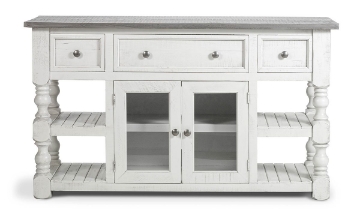 Picture of Sage White 2-Door 60-inch Media Console