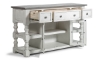 Picture of Sage White 2-Door 60-inch Media Console