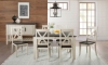 Picture of Huron Chalk-Cocoa Bean X-Back Side Chair