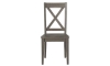 Picture of Huron Distressed Gray X-Back Side Chair