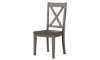 Picture of Huron Distressed Gray X-Back Side Chair