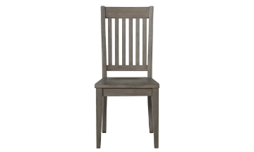 Picture of Huron Distressed Gray Slat Back Side Chair