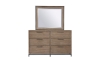 Picture of Trellis Brown Dresser and Mirror