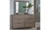 Picture of Trellis Brown Dresser and Mirror