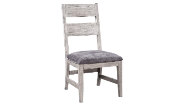 Picture of Zane Parchment Upholstered Side Chair
