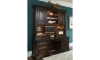 Picture of Grand Classic Tobacco Credenza Desk & Hutch