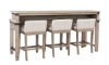 Picture of Foundry Weathered Stone Console Bar Table
