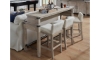 Picture of Foundry Weathered Stone Console Bar Table