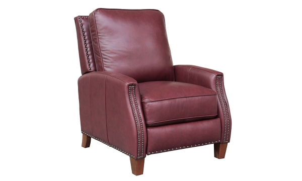 Picture of Barcalounger Melrose Wine Leather Recliner