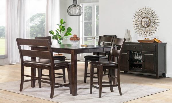 Picture of Davis Home Ohana Dark 5-Piece Counter Height Set