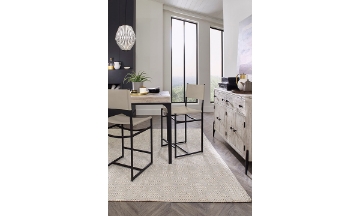 Picture of Zane Parchment Metal Counter Chair