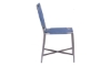 Picture of Jax Blue Leather Dining Chair