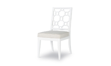 Picture of Rachael Ray Chelsea White Lattice Side Chair