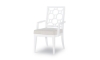 Picture of Rachael Ray Chelsea White Lattice Arm Chair
