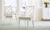 Picture of Rachael Ray Chelsea White Lattice Arm Chair