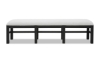 Picture of Trisha Todays Traditions White Upholstered Side Bench